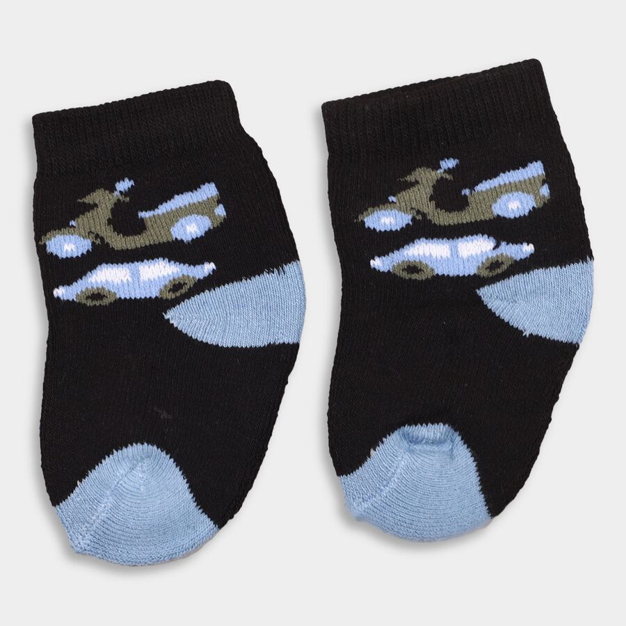 Infants' Socks (Pack of 2), Navy Blue, large image number null