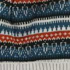 Boys' Grey Patterned Pom-Pom Beanie Cap, Light Grey, small