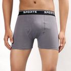Men's Trunks, गहरा ग्रे, small