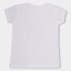 Girls' 100% Cotton T-Shirt, सफ़ेद, small image number null
