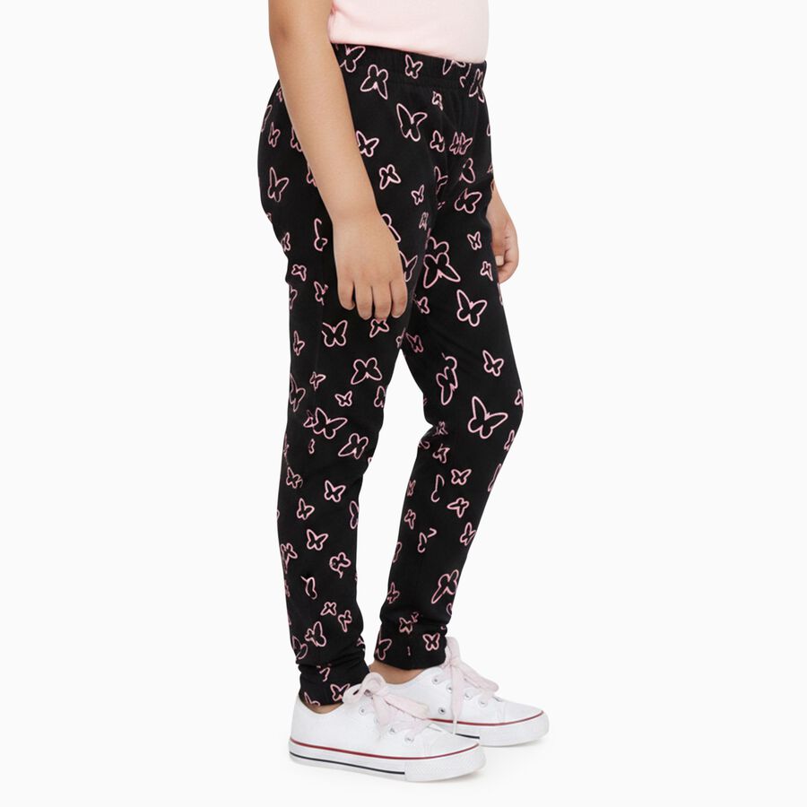 Girls' Pyjama, Black, large image number null