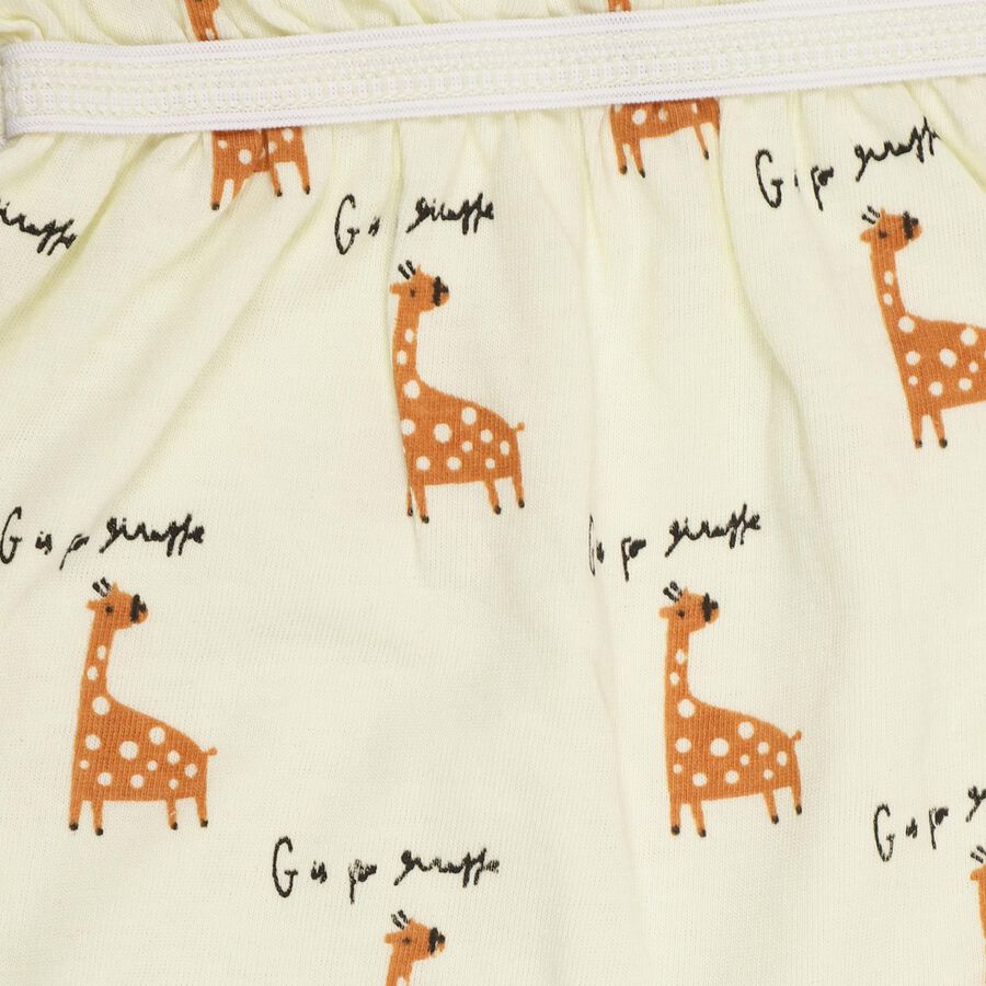 Infants' 100% Cotton Bloomer, पीला, large image number null