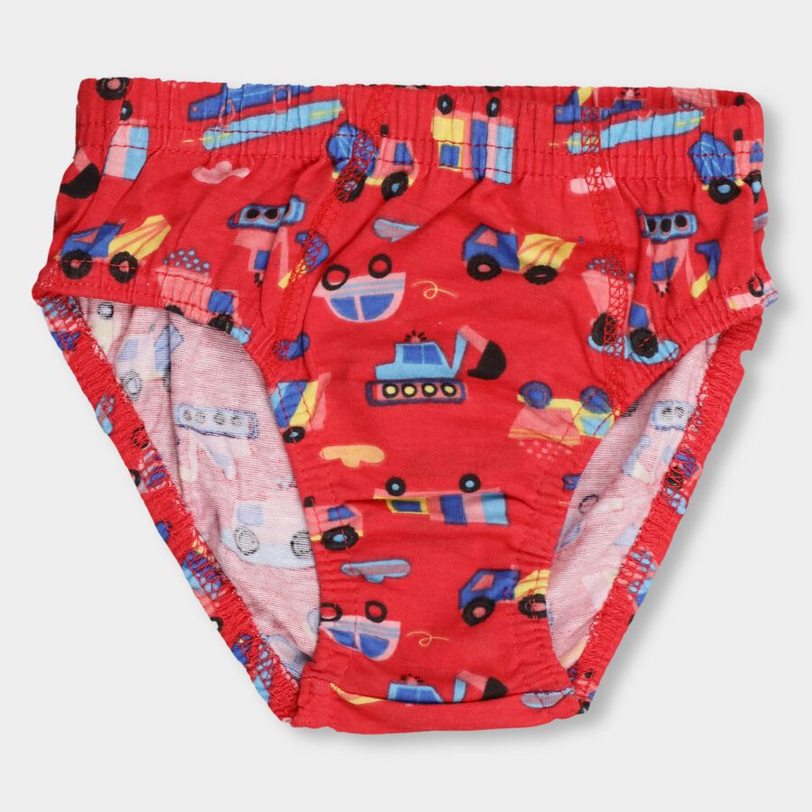 Boys' 100% Cotton Briefs, Light Blue, large image number null