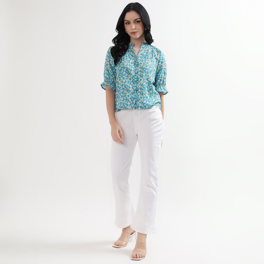 Ladies' Denim Jeans, White, large