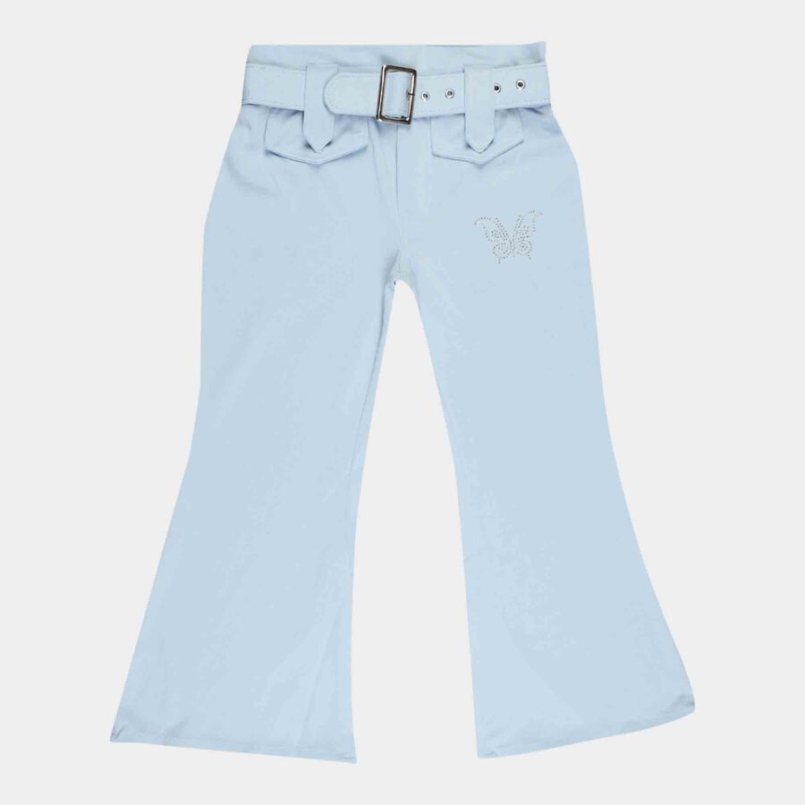 Solid Trousers, Light Blue, large image number null