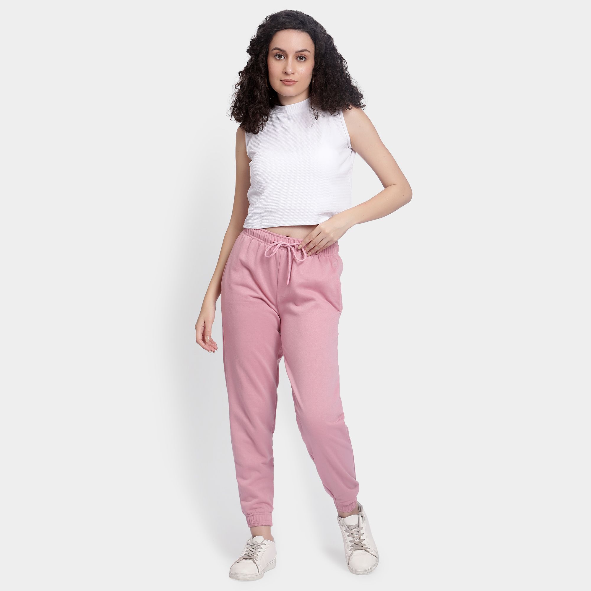 Light pink track pants outlet