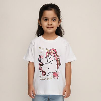 Girls' 100% Cotton T-Shirt