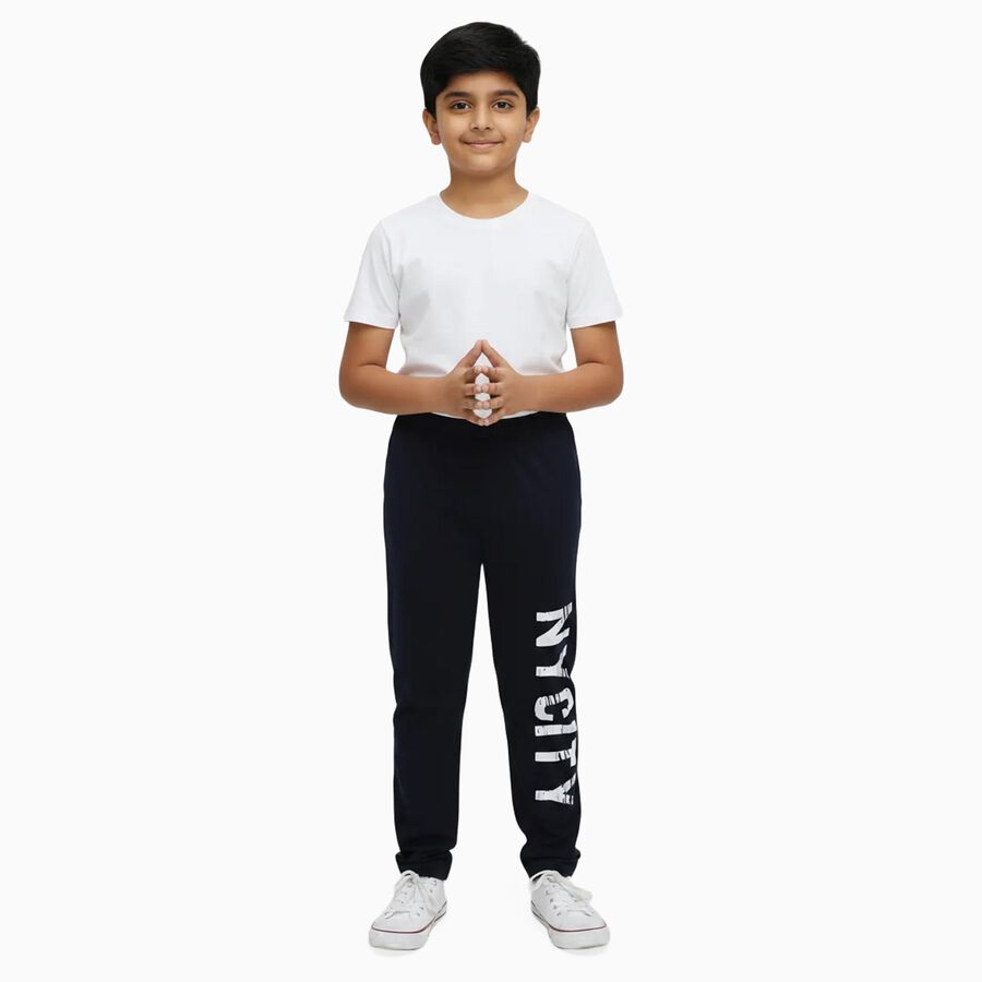 Boys' Pyjama, Navy Blue, large
