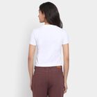 Ladies'  Crop  Top, सफ़ेद, small image number null