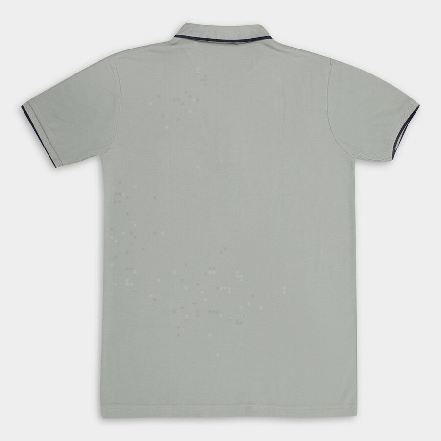 Boys' Half Sleeves T-Shirt , हल्का हरा, large image number null