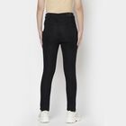 High Rise Skinny Jeans, Black, small image number null