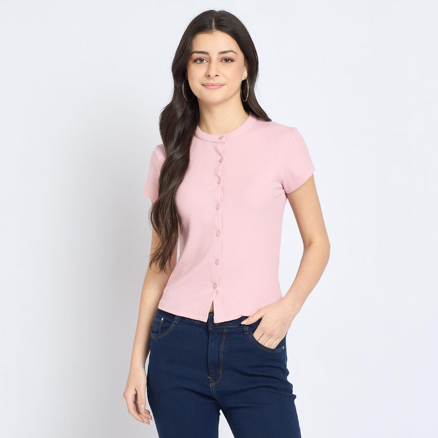 Ladies' Shirt, Pink, large