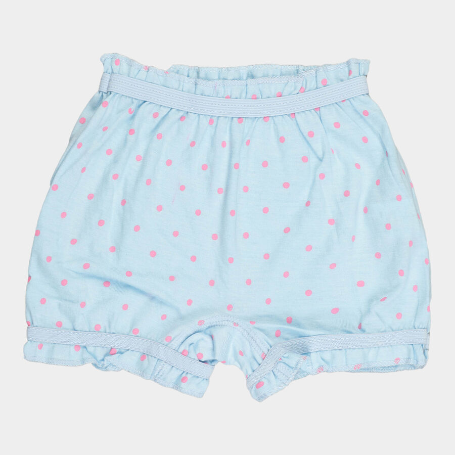 Girls Cotton Bloomer, Light Blue, large image number null