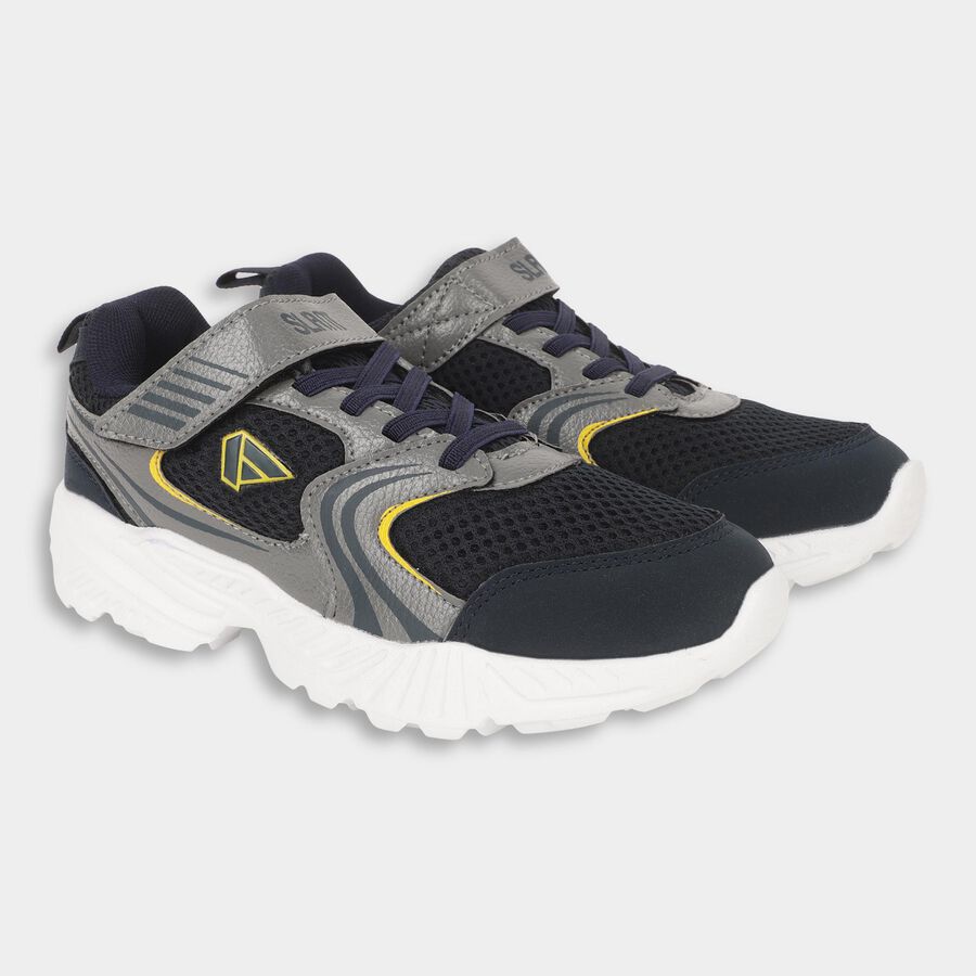 Boys' Shoes, Navy Blue, large image number null