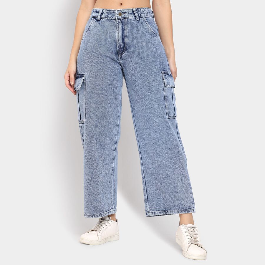 Ladies' Jeans , Mid Blue, large image number null