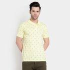 Printed Polo Shirt, Yellow, small image number null