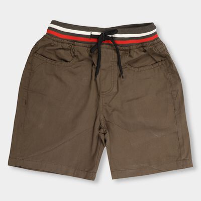 Boys' Deep Olive Green Cross Pocket Bermuda Shorts