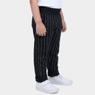 Infants' Navy Blue Straight Fit Pinstriped Trousers, Navy Blue, small