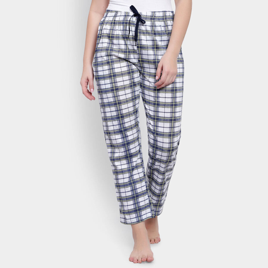 All Over Print Full Length Pyjama, White, large image number null