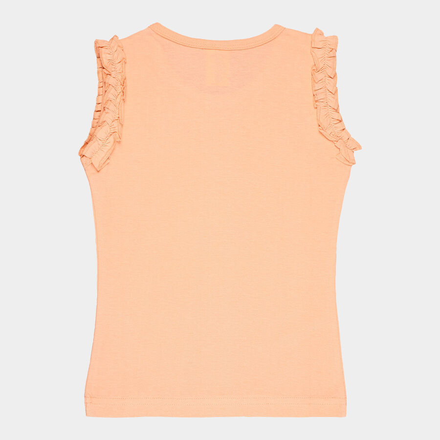 Girls Cotton T-Shirt, Pink, large image number null