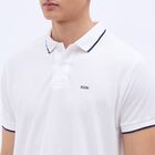 Men's Rich White Polo Neck T-Shirt, White, small image number null