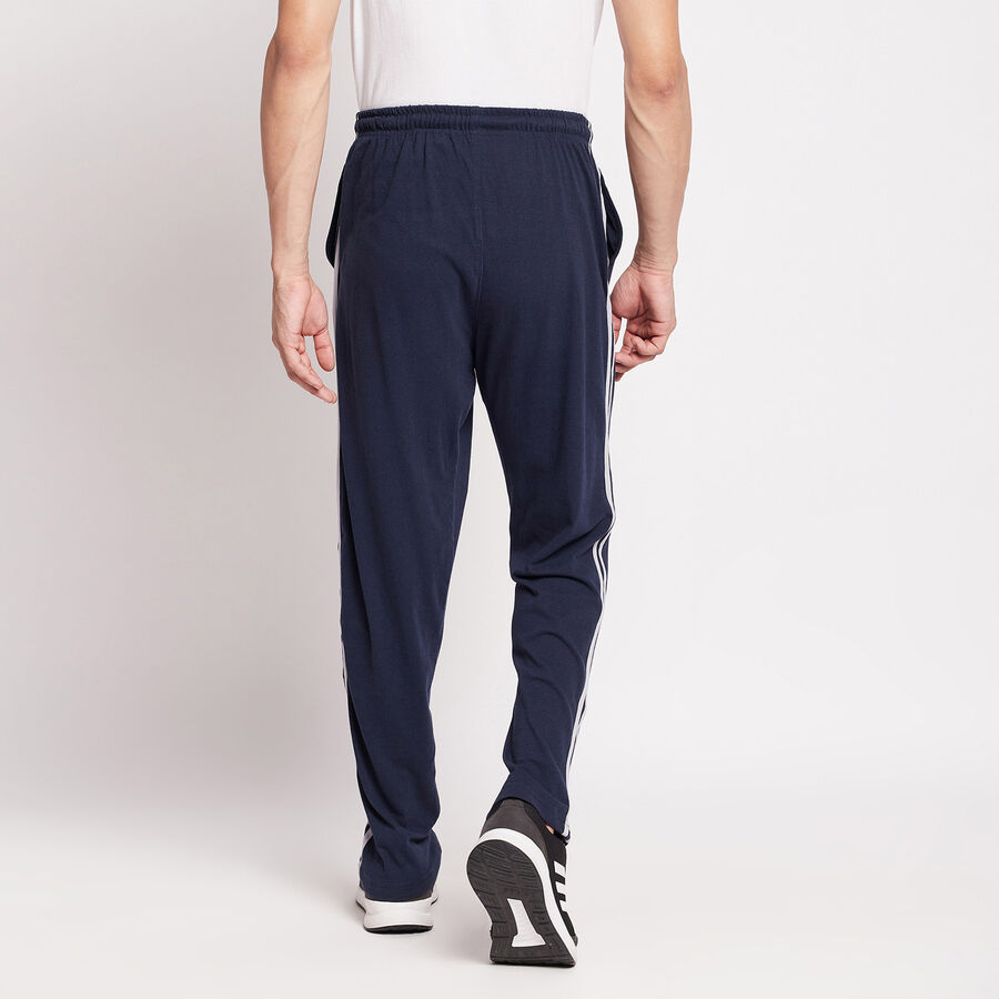Solid Track Pants, Navy Blue, large image number null