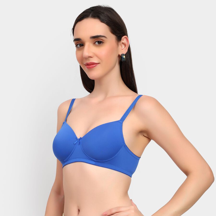 Ladies' Bra, Mid Blue, large image number null