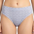 Women's Light Blue Regular Fit Printed Panty, हल्का नीला, small