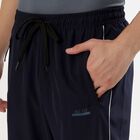Men's Navy Blue Regular Fit Side-Piped Track Pants, नेवी ब्लू, small image number null
