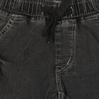 Boys' Dark Grey Relaxed Fit Cargo Jeans, Dark Grey, small