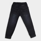Boys Slim Fit Jeans, Black, small image number null