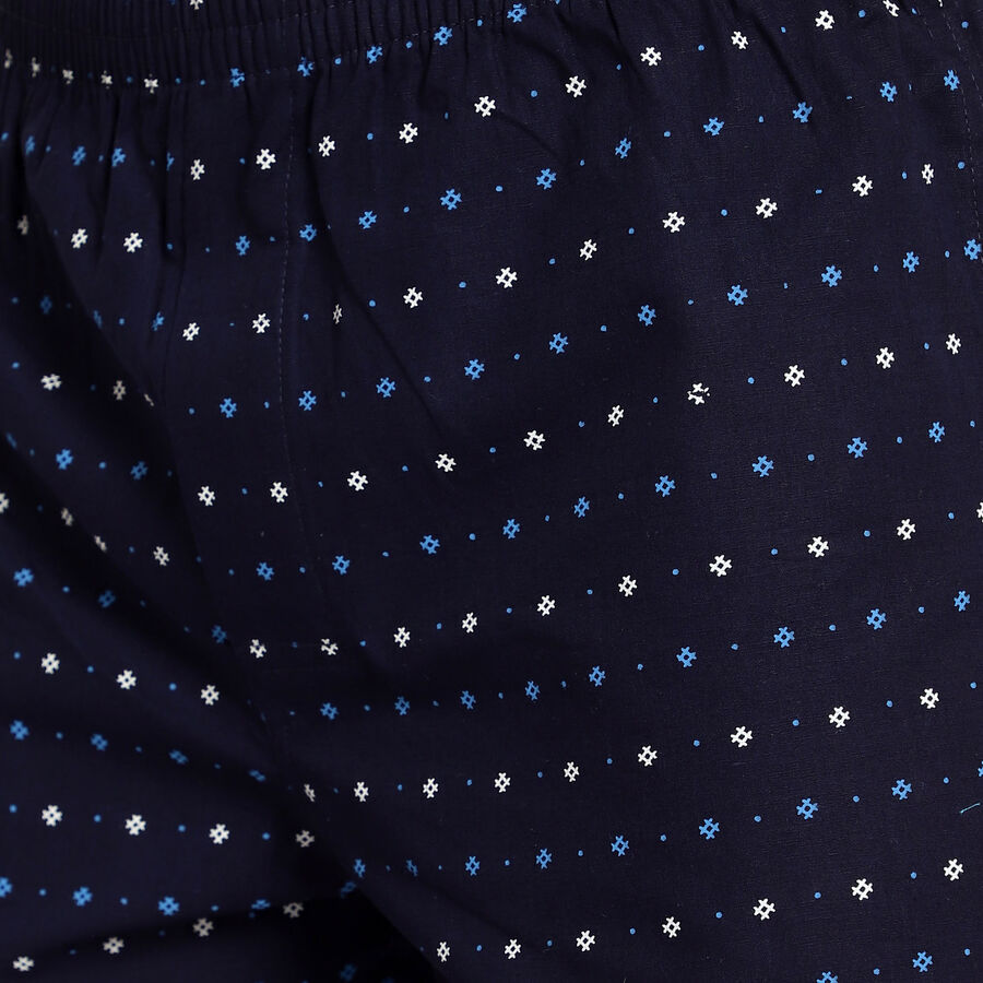Cotton Printed Boxers, Navy Blue, large image number null