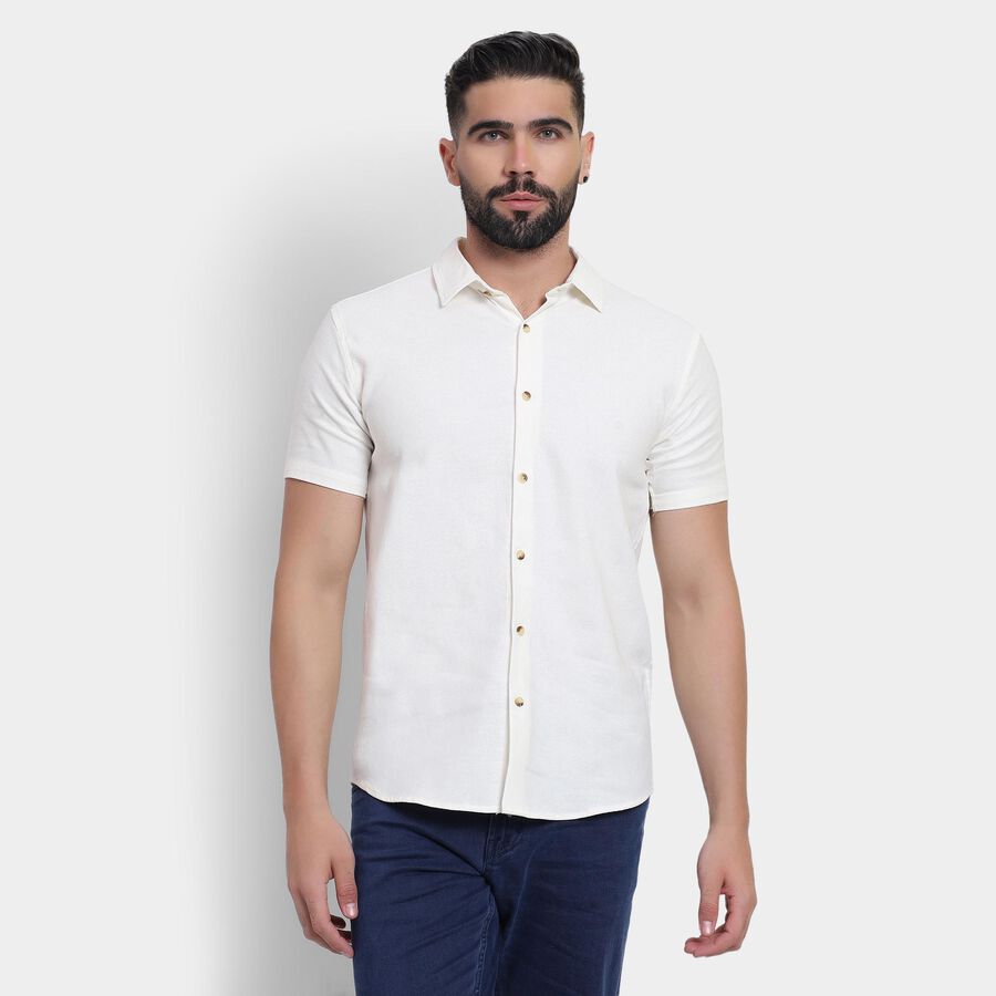 Men's Casual Shirt , Off White, large image number null
