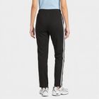 Women's Dark Grey Regular Fit Side-Striped Track Pants, Dark Grey, small