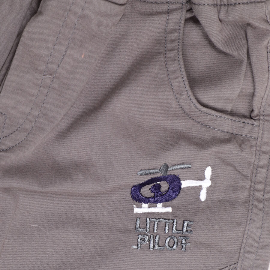 Infants' Cotton Trousers, हल्का ग्रे, large image number null