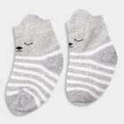 Infant's Socks (Pack of 3), Melange Light Grey, small