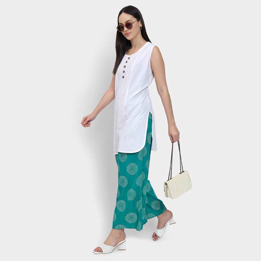 Ladies' Palazzos , टील ब्लू, large image number null