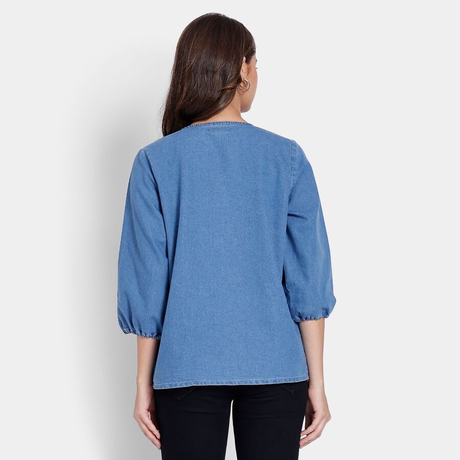 Ladies' Top, नेवी ब्लू, large image number null
