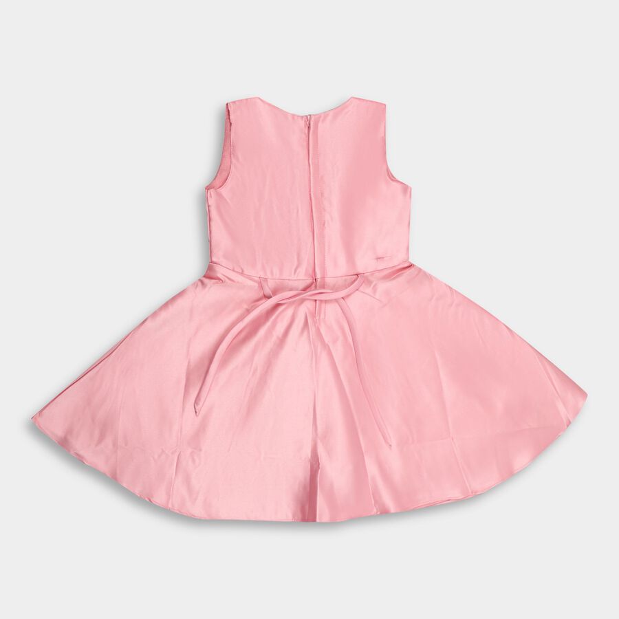 Girls' Frock, हल्का गुलाबी, large image number null