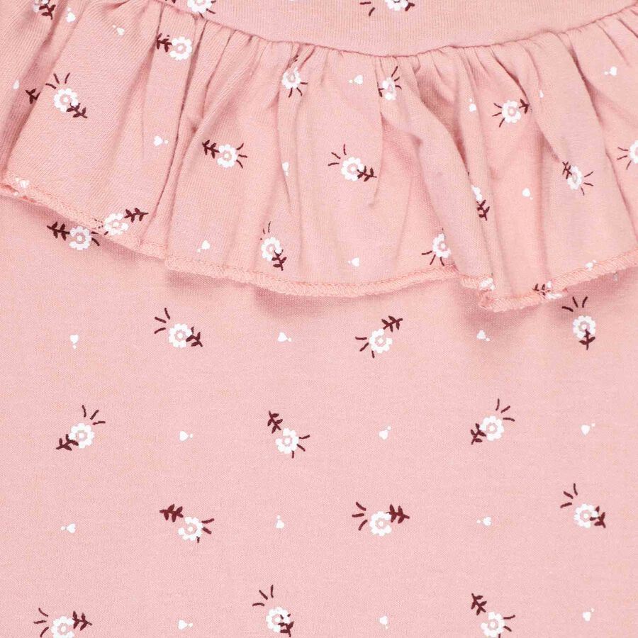 Printed Top, Pink, large image number null