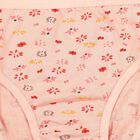 Girls' Coral Regular Fit Solid Panty, मूँगा (कोरल), small