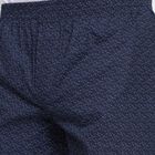 Men's 100% Cotton Boxers, नेवी ब्लू, small