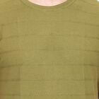 Solid Round Neck T-Shirt, Olive, small image number null