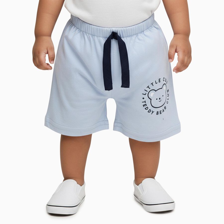 Infants' Half Pant, हल्का नीला, large image number null