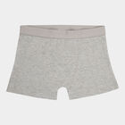 Boys Solid Brief, Melange Light Grey, small image number null