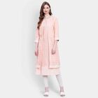 Printed Kurta, Peach, small image number null