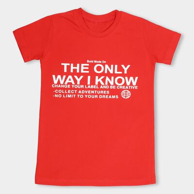 Boys' Half Sleeves T-Shirt 