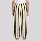 Women's White Regular Fit Solid Pyjama, Off White, small