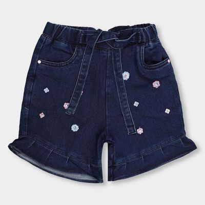Girls' Buttoned Shorts