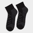 Men's Socks (Pack of 3), Black, small